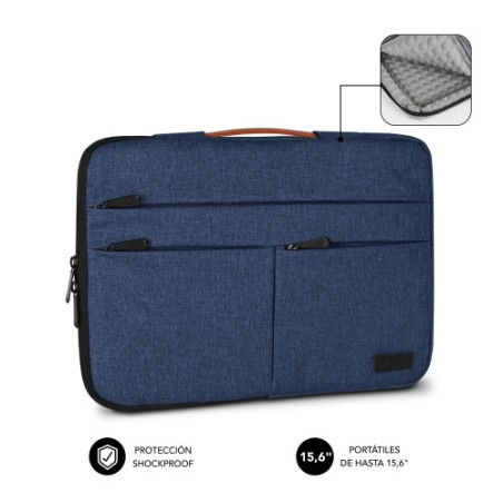 13459-SUBBLIM Funda Air Padding 360 Sleeve 15,6" Blue