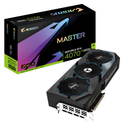 Gigabyte AORUS GeForce RTX 4070 Ti SUPER MASTER 16G NVIDIA 16 GB GDDR6X