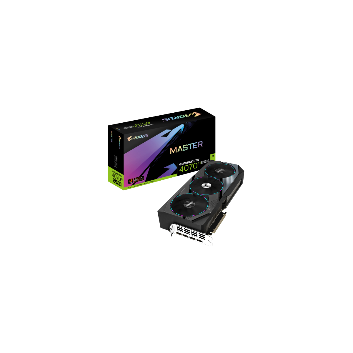 Gigabyte AORUS GeForce RTX 4070 Ti SUPER MASTER 16G NVIDIA 16 GB GDDR6X