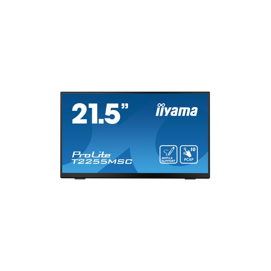 13576-MONITOT IIYAMA 22" TACTIL CAPACITIVO, T2255MSC-B1, IPS, 60HZ, 5 MS, HDMI, USB, DISPLAYPORT, ALT, VESA 100 x 100 13576-MONITOT IIYAMA 22" TACTIL CAPACITIVO, T2255MSC-B1, IPS, 60HZ, 5 MS, HDMI, USB, DISPLAYPORT, ALT, VESA 100 x 100