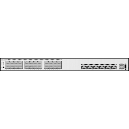 13626-Huawei S5735-S24P4XE-V2 Gigabit Ethernet (10/100/1000) Energia sobre Ethernet (PoE) 1U Negro, Metalico