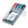 1364-ESTUCHE 4 MARCADORES PERMANENTES LUMOCOLOR 352 TRAZO 2MM. SURTIDOS STAEDTLER 352 WP4