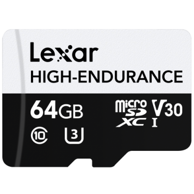 Lexar High Endurance 64 GB MicroSDXC UHS I Clase 10