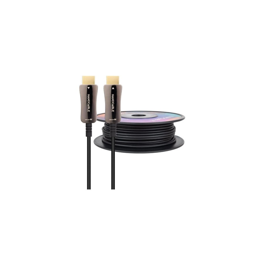 13698-NANOCABLE CABLE HDMI V2.1 AOC 8K@60HZ 4K@120HZ 48Gbps 40 M 13698-NANOCABLE CABLE HDMI V2.1 AOC 8K@60HZ 4K@120HZ 48Gbps 40 M