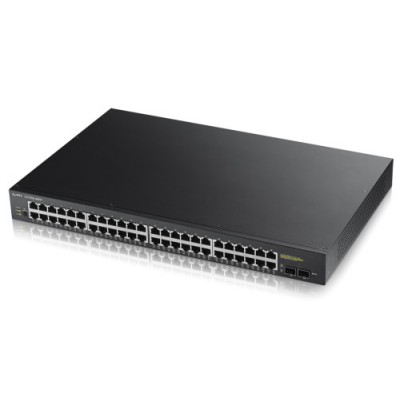 Zyxel GS1900 48HP Gestionado L2 Gigabit Ethernet 10 100 1000 Energia sobre Ethernet PoE Negro