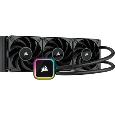 Corsair iCUE H150i RGB ELITE Procesador Sistema de refrigeracion liquida todo en uno 12 cm Negro 1 piezas