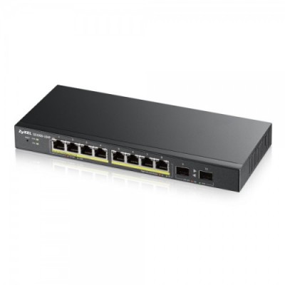 Zyxel GS1900 8HP v3 PoE Gestionado L2 Gigabit Ethernet 10 100 1000 Energia sobre Ethernet PoE Negro