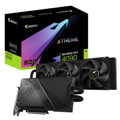 Gigabyte AORUS GeForce RTX 4090 XTREME WATERFORCE 24G NVIDIA 24 GB GDDR6X