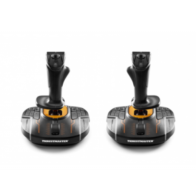 Thrustmaster T16000M FCS SPACE SIM DUO Negro Naranja USB Palanca de mando Analogico Digital PC