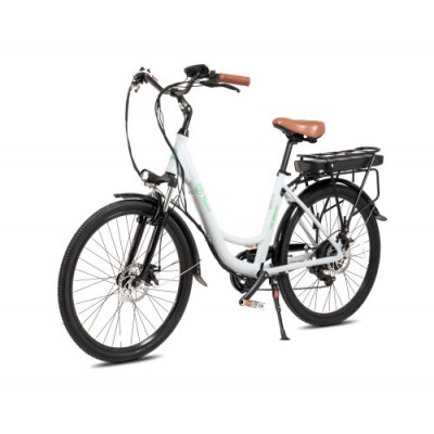 YOUIN EBIKE YOU RIDE LOS ANGELES PASEO RUEDA 26 BAT EXTRAIBLE BLANCO