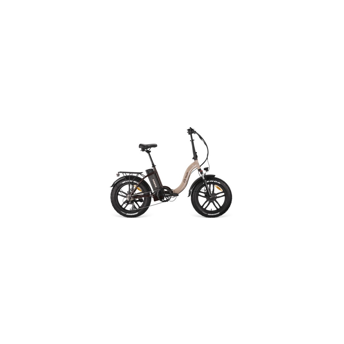 EBIKE  PORTO URBAN FAT 20 X 4 BATEXTRAIBLE  NEGRO OCRE