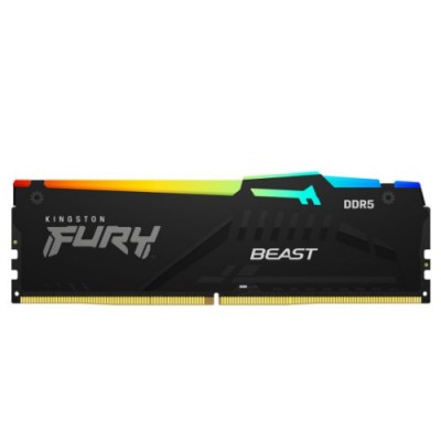 MEMORIA KINGSTON FURY BEAST RGB DDR5 32GB 5200MT S CL40 KF