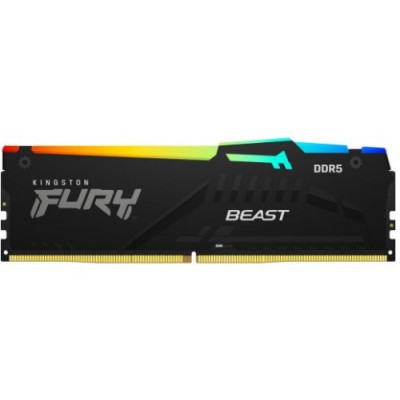 MEMORIA KINGSTON FURY BEAST RGB DDR5 32GB 4800MT S CL38 KF