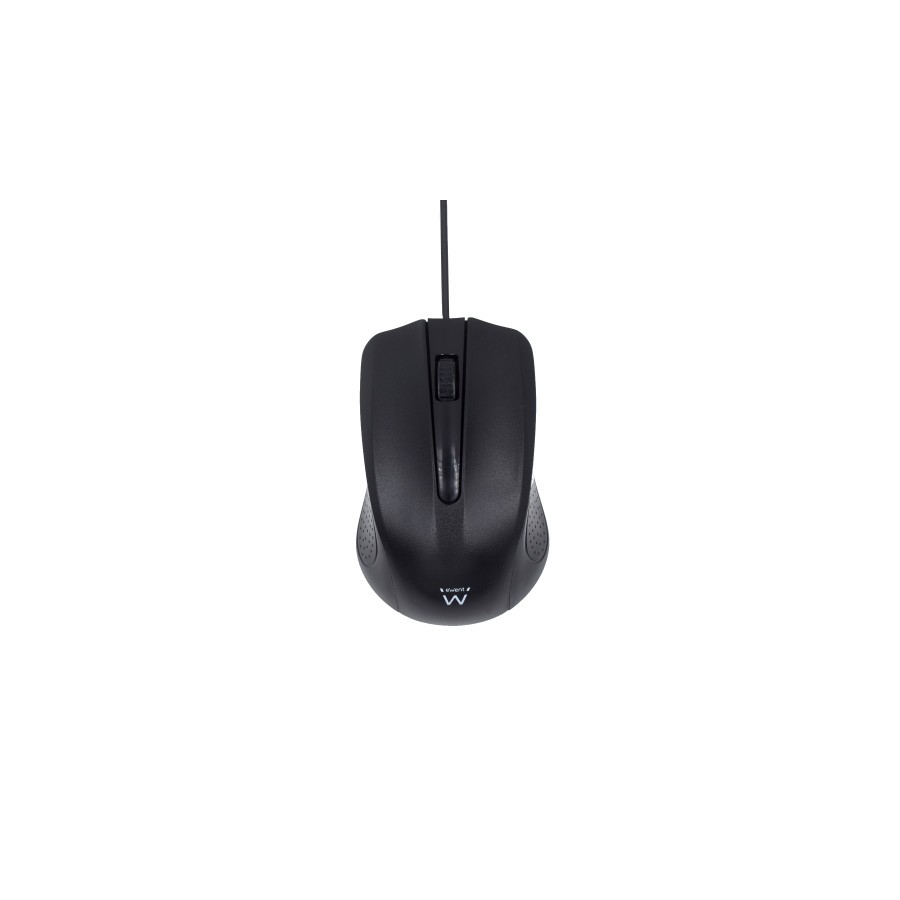 13877-Ewent EW3300 raton Ambidextro USB tipo A Optico 1000 DPI