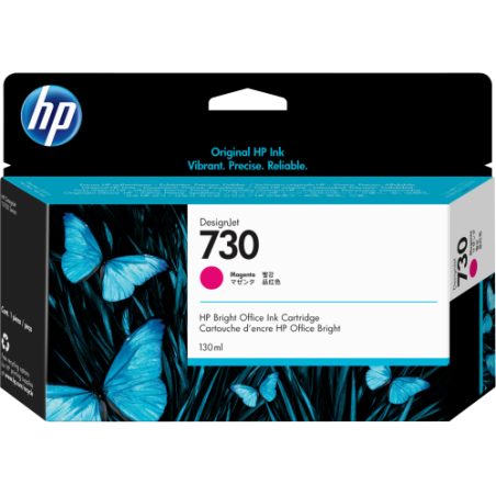 13915-HP Cartucho de tinta DesignJet 730 magenta de 130 ml