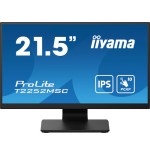 13953-MONITOR IIYAMA 21,5" TACTIL PCAP 10P (T2252MSC-B2) IPS,1920X1080, 250CD, 1000:1, HDMI, DP, 5MS