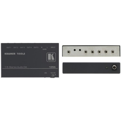 KRAMER DISTRIBUIDOR AMPLIFICADOR 1 5 AUDIO ESTEREO NO BALANCEADO MONO BALANCEADO 105A