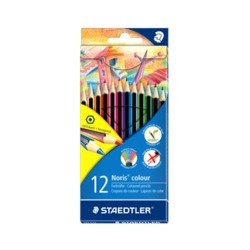 1413-ESTUCHE 12 LAPICES DE COLORES NORIS COLOUR SURTIDOS STAEDTLER 185 C12
