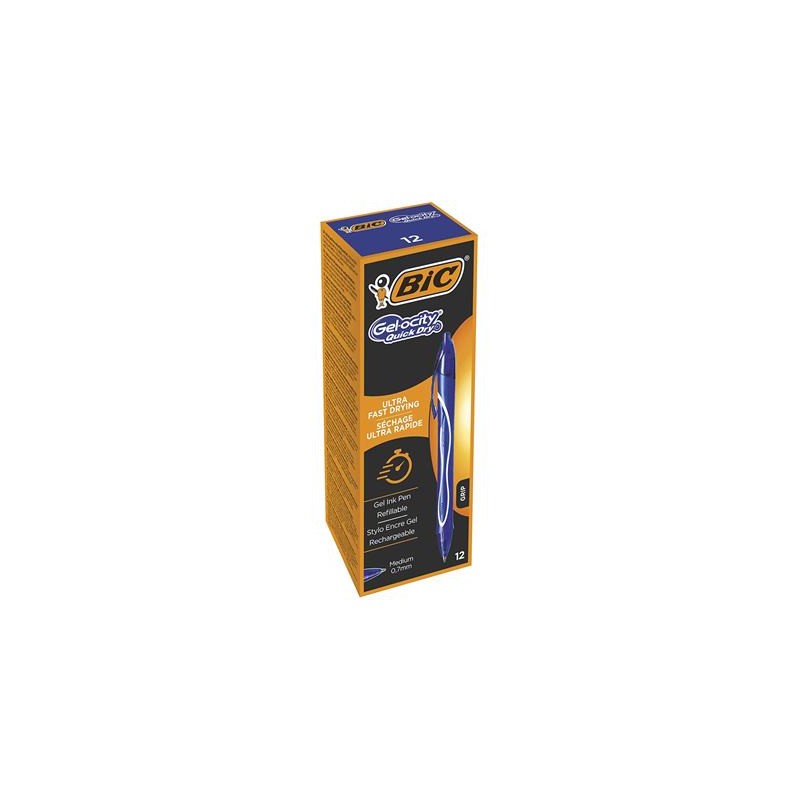 1420-BOLIGRAFO GELOCITY QUICK DRY RETRACTIL TRAZO 0,7 MM. COLOR AZUL BIC 950442 1420-BOLIGRAFO GELOCITY QUICK DRY RETRACTIL TRAZO 0,7 MM. COLOR AZUL BIC 950442