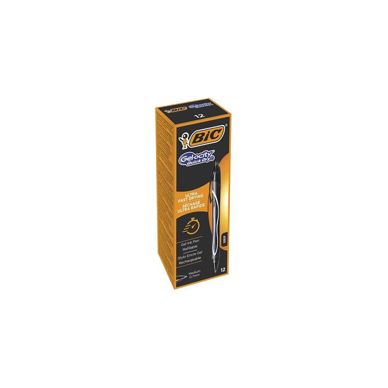 1421-BOLIGRAFO GELOCITY QUICK DRY RETRACTIL TRAZO 0,7 MM. COLOR NEGRO BIC 949873 1421-BOLIGRAFO GELOCITY QUICK DRY RETRACTIL TRAZO 0,7 MM. COLOR NEGRO BIC 949873