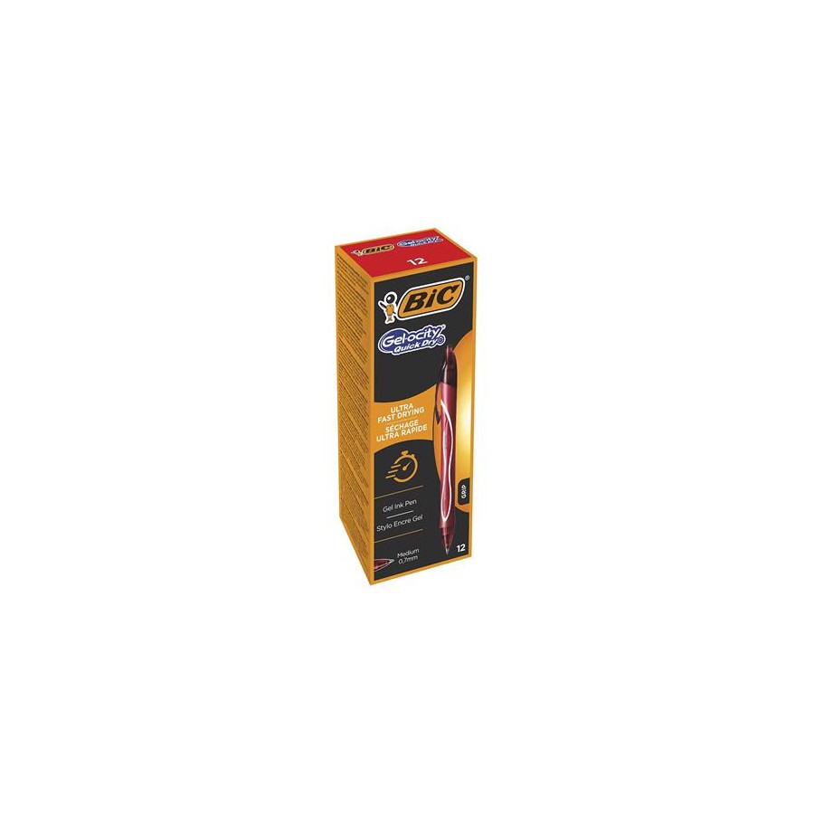 1422-BOLIGRAFO GELOCITY QUICK DRY RETRACTIL TRAZO 0,7 MM. COLOR ROJO BIC 949874 1422-BOLIGRAFO GELOCITY QUICK DRY RETRACTIL TRAZO 0,7 MM. COLOR ROJO BIC 949874