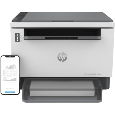HP LaserJet Impresora multifuncion Tank 1604w Blanco y negro Impresora para Empresas Impresion copia escaner Escanear a correo 
