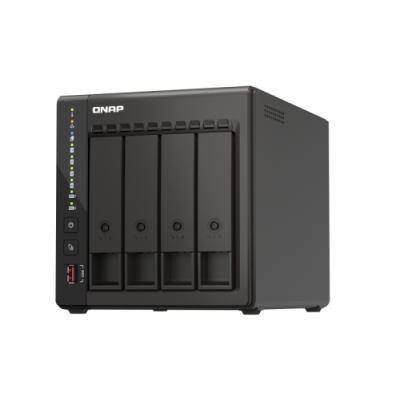 QNAP TS 453E NAS Torre Ethernet Negro J6412