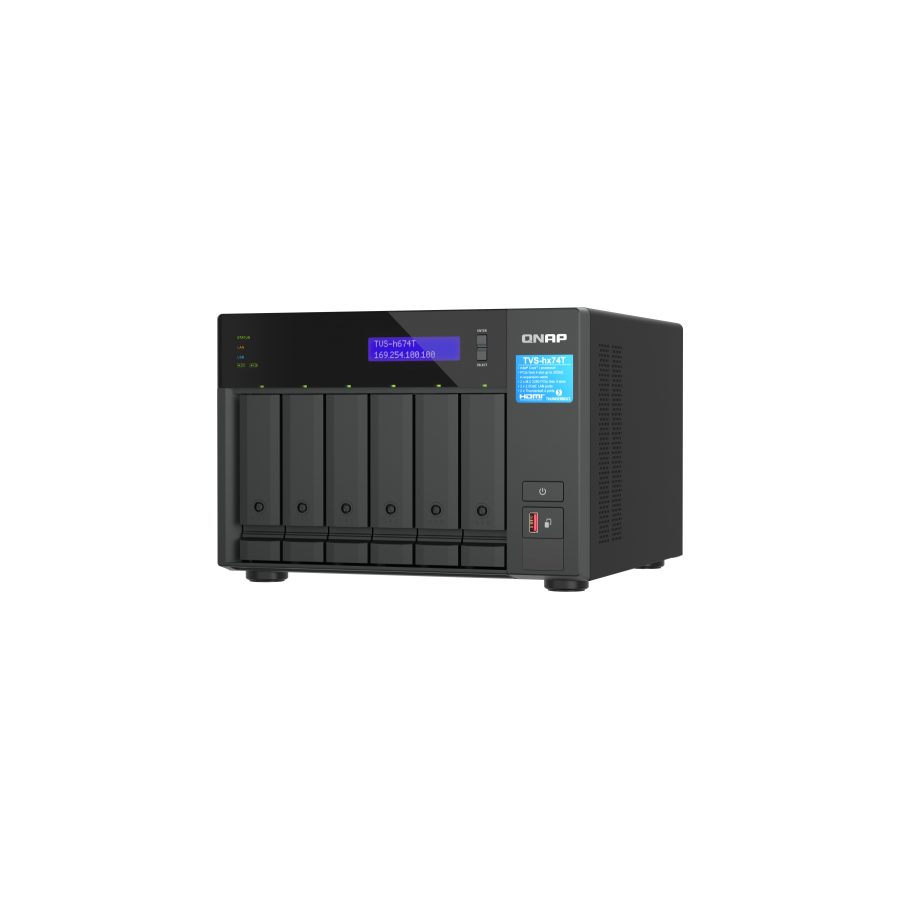 14378-QNAP TVS-H674T-I5-32G servidor de almacenamiento NAS Torre Ethernet Negro i5-12400 14378-QNAP TVS-H674T-I5-32G servidor de almacenamiento NAS Torre Ethernet Negro i5-12400