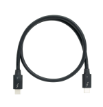 14389-QNAP CAB-TBT4-0M5 cable Thunderbolt 0,5 m 40 Gbit/s Negro
