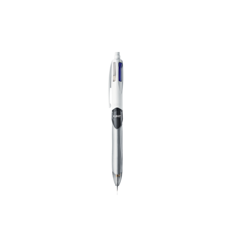 1444-BIC 4Colours Negro, Azul, Verde, Rojo Boligrafo de punta retractil con pulsador 12 pieza(s)