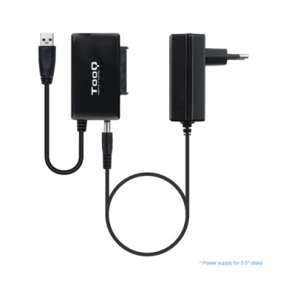 TooQ TQHDA 01A base de conexion para disco duro USB 32 Gen 1 31 Gen 1 Type A Negro