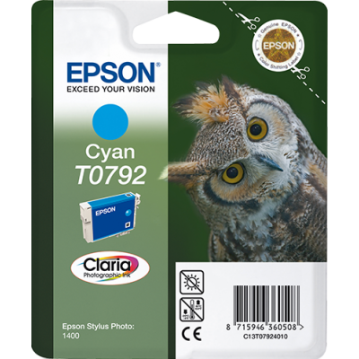 Epson Owl Cartucho T0792 cian