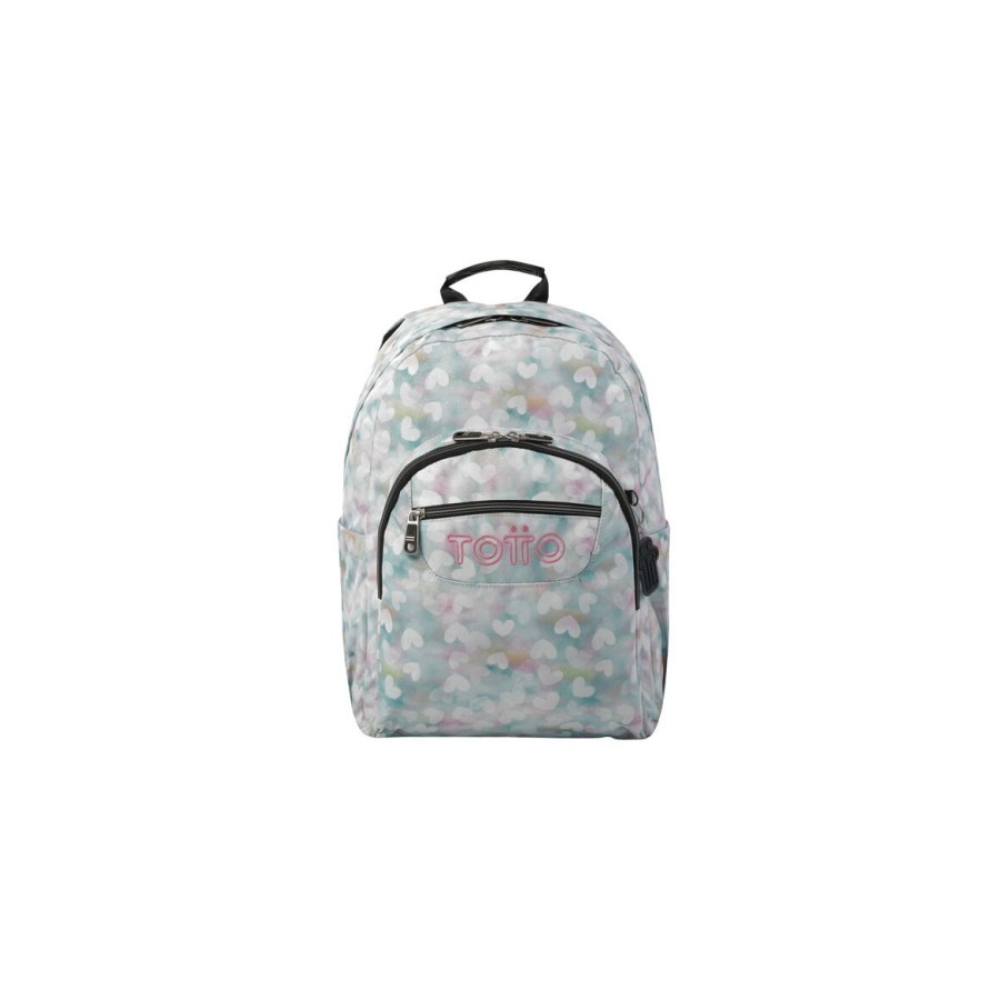 14596-MOCHILA ESCOLAR CORAZONES PASTEL TOTTO MA04ECO001-23110-4HX 14596-MOCHILA ESCOLAR CORAZONES PASTEL TOTTO MA04ECO001-23110-4HX