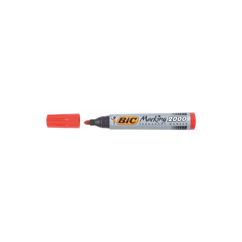 1463-MARCADOR PERMANENTE 2000 PUNTA REDONDA TRAZO 1,7MM ROJO BIC 8209133 1463-MARCADOR PERMANENTE 2000 PUNTA REDONDA TRAZO 1,7MM ROJO BIC 8209133