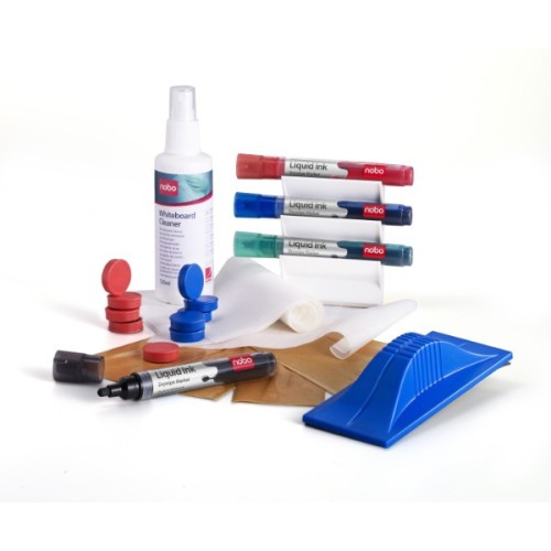 14766-Nobo Kit Pizarra Blanca Completo