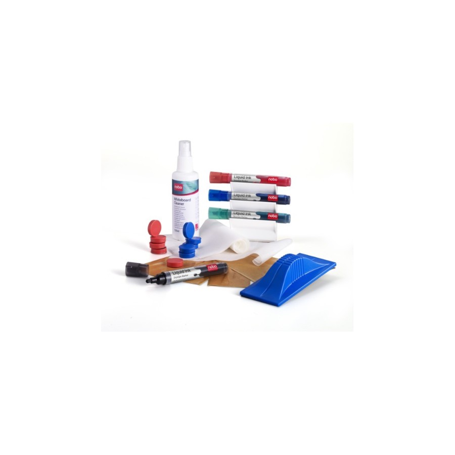 14766-Nobo Kit Pizarra Blanca Completo 14766-Nobo Kit Pizarra Blanca Completo