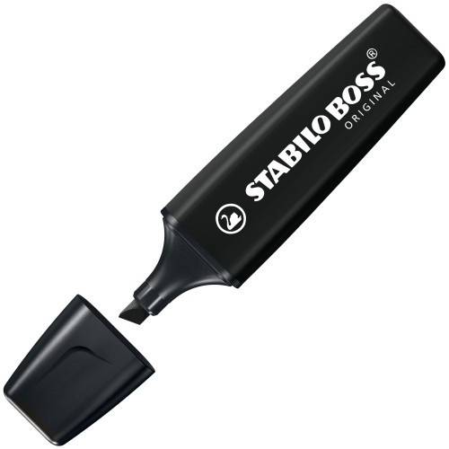 14838-STABILO BOSS ORIGINAL marcador 1 pieza(s) Punta de cincel Negro