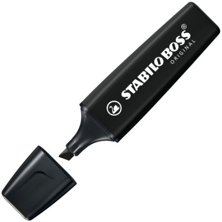 14838-STABILO BOSS ORIGINAL marcador 1 pieza(s) Punta de cincel Negro