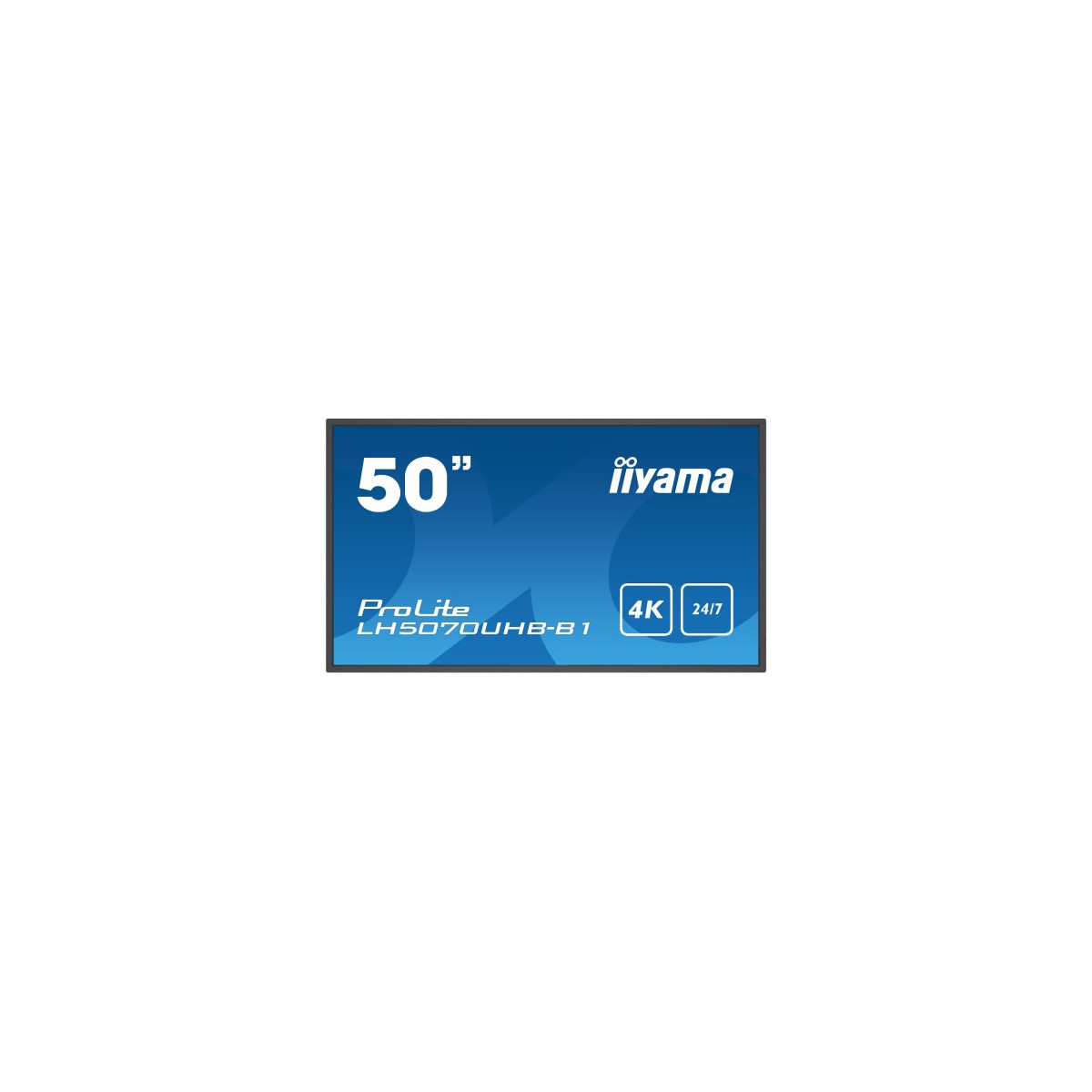 iiyama LH5070UHB B1 pantalla de senalizacion Pantalla plana para senalizacion digital 1257 cm 495 VA 700 cd m 4K Ultra HD Negro