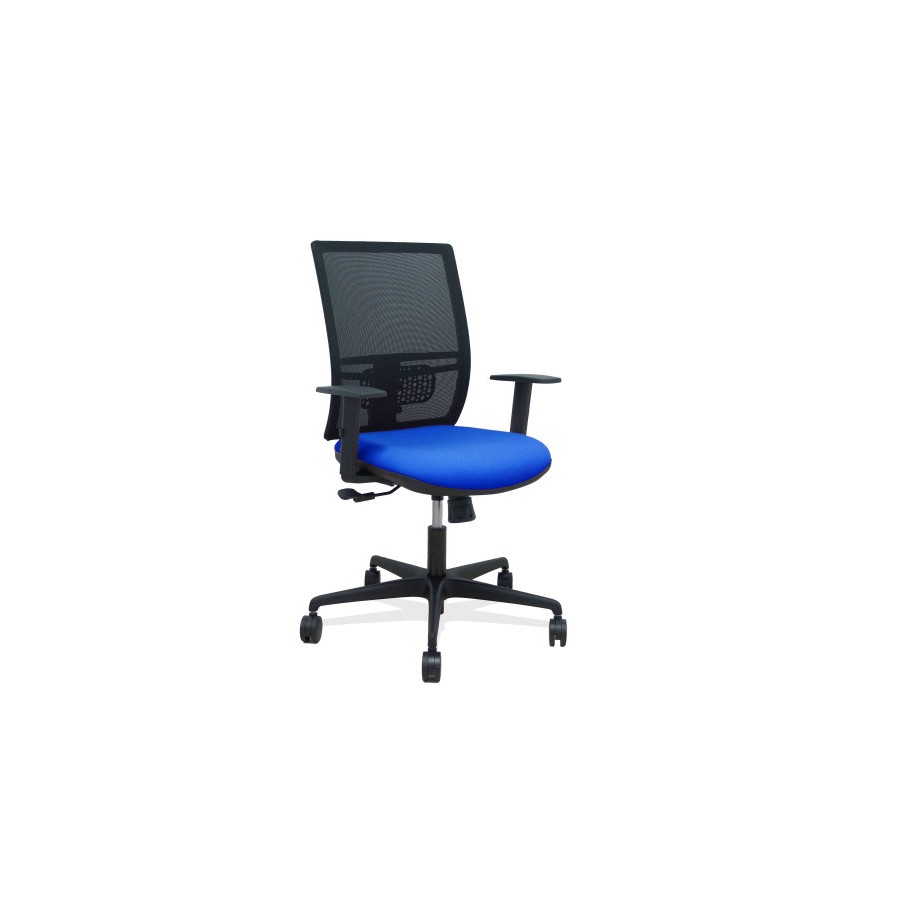 14941-SILLA YUNQUERA SINCRO MALLA NEGRA BALI AZUL BRAZO REGULABLE PIQUERAS Y CRESPO 400SM840B229B10B68R65 14941-SILLA YUNQUERA SINCRO MALLA NEGRA BALI AZUL BRAZO REGULABLE PIQUERAS Y CRESPO 400SM840B229B10B68R65