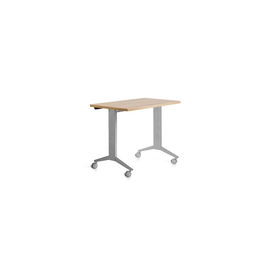 14965-MESA MESA CON TABLERO ABATIBLE 120X60CM COLOR GRIS ALUMINIO/ROBLE ROCADA 2000FD08 14965-MESA MESA CON TABLERO ABATIBLE 120X60CM COLOR GRIS ALUMINIO/ROBLE ROCADA 2000FD08