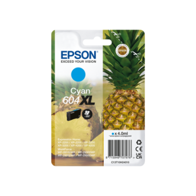 Epson 604XL cartucho de tinta 1 piezas Compatible Alto rendimiento XL Cian