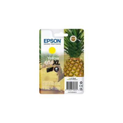 Epson 604XL cartucho de tinta 1 piezas Original Alto rendimiento XL Amarillo