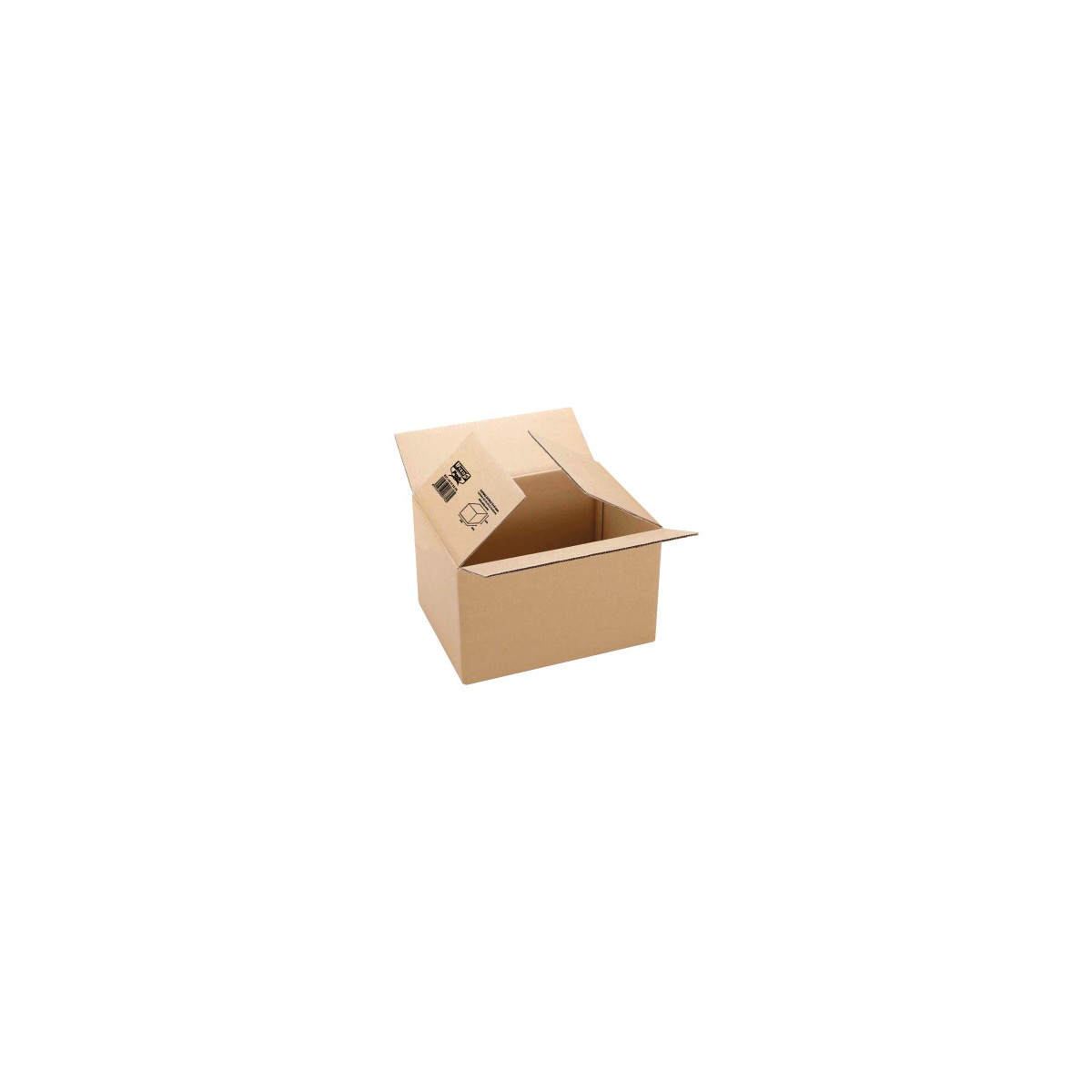 CAJA CARTON EMBALAJE 500X400X400MM MARRON CANAL 3MM FIXO 18109