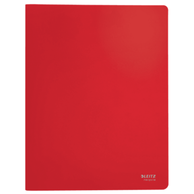 CARPETA POLIPROPILENO CON 40 FUNDAS A4 RECYCLE ROJO LEITZ 46770025