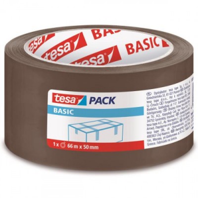 PACK 6 CINTAS DE EMBALAJE BASIC 50MMX66M MARRON TESA 58571 00000 00