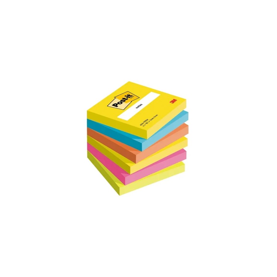 15537-PACK 6 BLOCS 100 HOJAS NOTAS ADHESIVAS 76X76MM COLECCION ENERGETIC 654-TFEN POST-IT 7100296019 15537-PACK 6 BLOCS 100 HOJAS NOTAS ADHESIVAS 76X76MM COLECCION ENERGETIC 654-TFEN POST-IT 7100296019