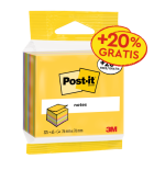 15548-CUBO 325+65 HOJAS NOTAS ADHESIVAS 76X76MM COLORES SURTIDOS EMBLISTADO INDIVIDUAL 2014-UCP POST-IT 7100172397