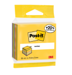 15549-CUBO 325+65 HOJAS NOTAS ADHESIVAS 76X76MM COLORES SURTIDOS EMBLISTADO INDIVIDUAL 2014-UCP POST-IT 7100172397