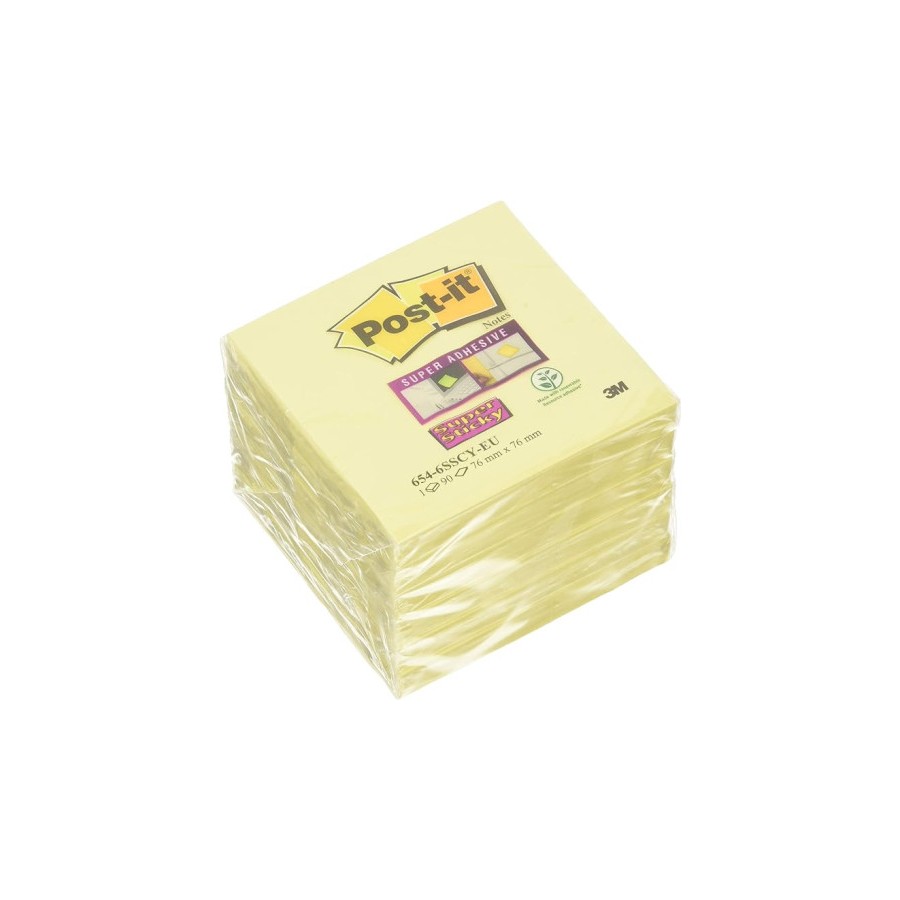15564-PACK 18+6 BLOCS 90 HOJAS Z-NOTES ADHESIVAS 76X76MM SUPER STICKY CANARY YELLOW R330-SSCY-VP20 POST-IT 7100236629 15564-PACK 18+6 BLOCS 90 HOJAS Z-NOTES ADHESIVAS 76X76MM SUPER STICKY CANARY YELLOW R330-SSCY-VP20 POST-IT 7100236629